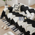 Chenille Minimalist Wavy Sofa Throw Cover, Cozy Blankets for Couch, Machine Washable Couch Protector - TaroTextile