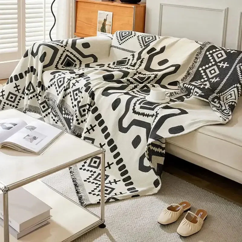 Chenille Sofa Blanket Sectional Sofa Cover Universal Anti-cat Scratch Sofa Slipcovers - TaroTextile