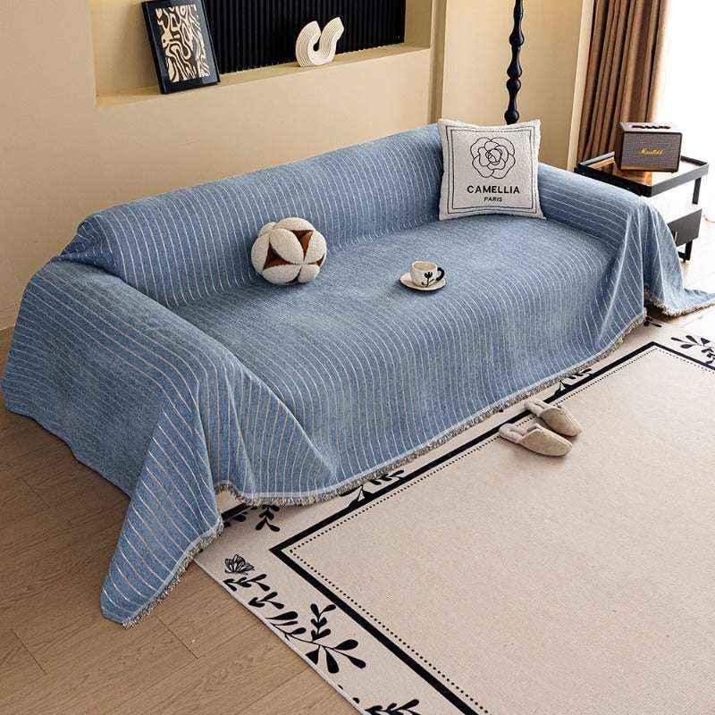 Chenille Sofa Cover Durable Sofa Protector Cat Scratch-proof Chair Couch Cover - TaroTextile