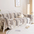 Chenille Sofa Cover Throw, Smile Couch Cover Blanket Throws for Couches, Soft Sofa Towel - TaroTextile