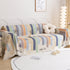 Chenille Sofa Cover Throw, Smile Couch Cover Blanket Throws for Couches, Soft Sofa Towel - TaroTextile