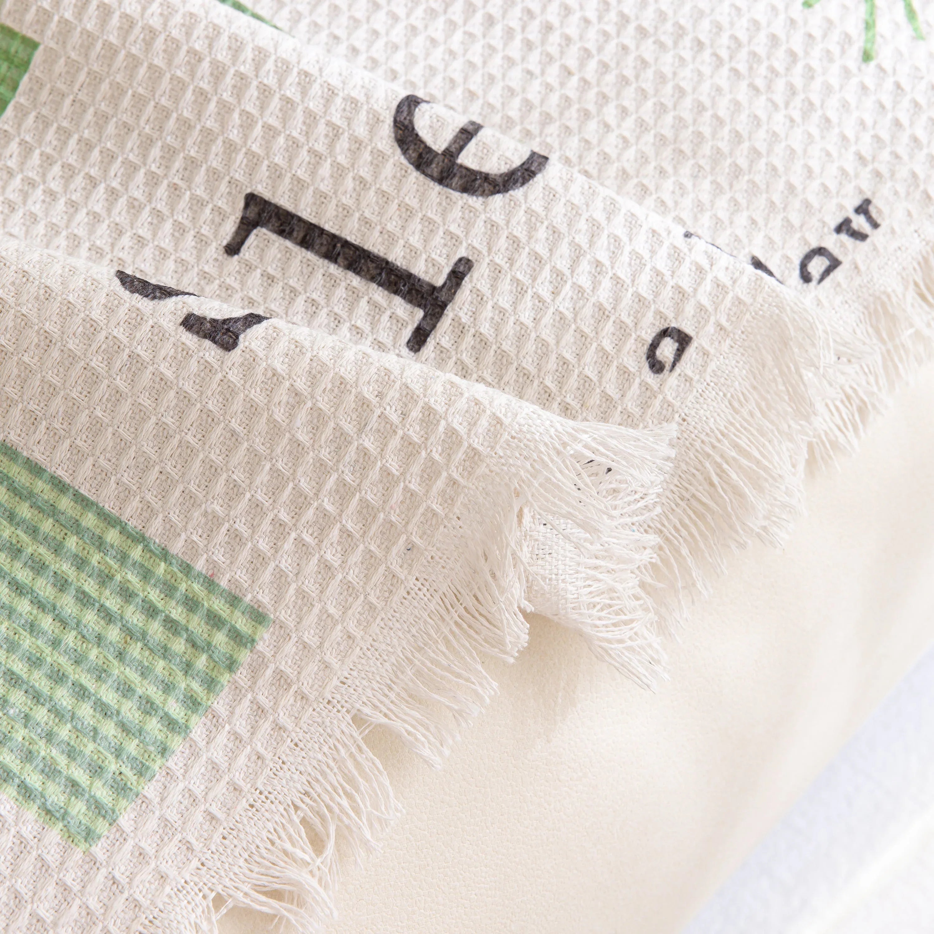 Chenille Sofa Cover Throw, Smile Couch Cover Blanket Throws for Couches, Soft Sofa Towel - TaroTextile