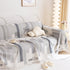 Chenille Sofa Cover Throw, Smile Couch Cover Blanket Throws for Couches, Soft Sofa Towel - TaroTextile