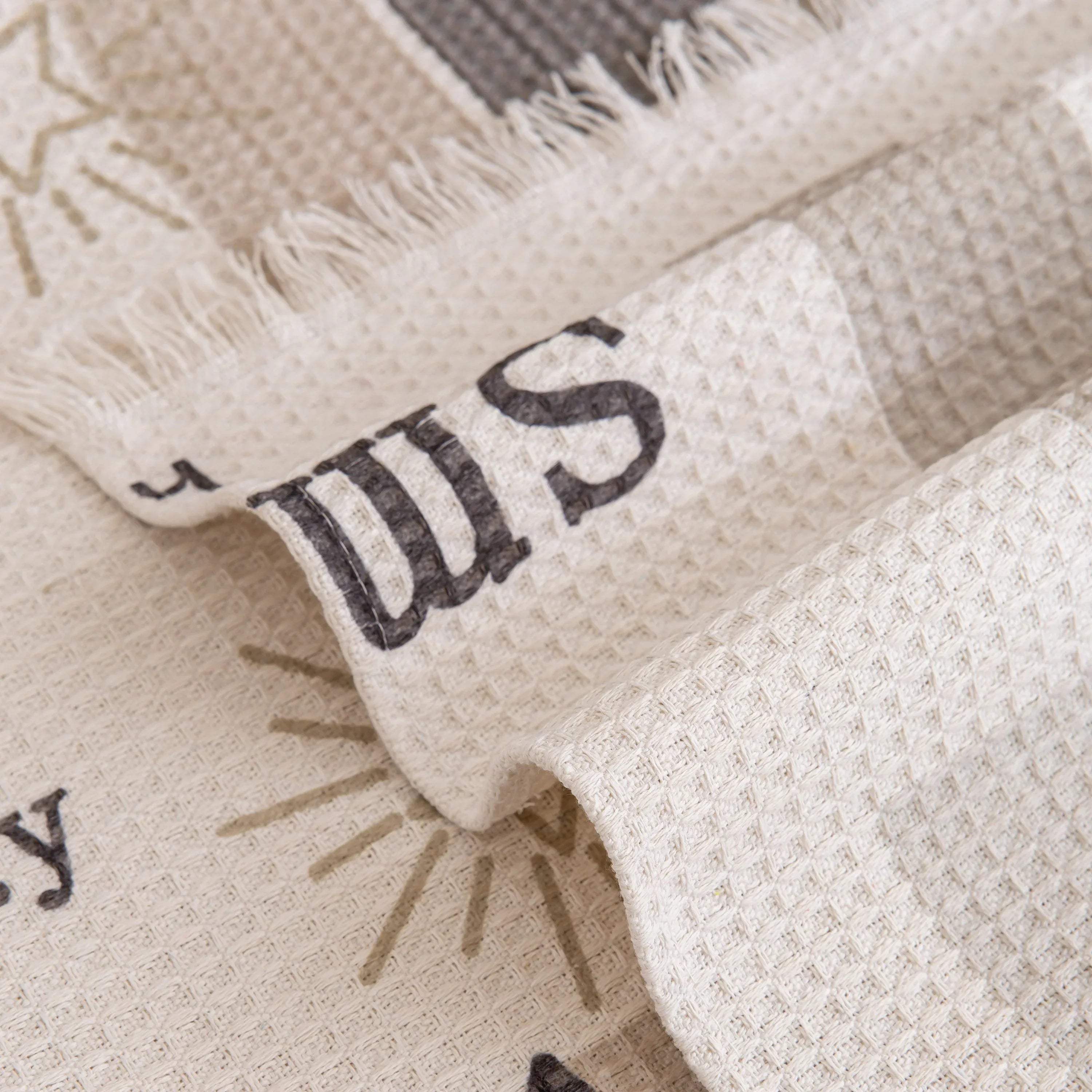 Chenille Sofa Cover Throw, Smile Couch Cover Blanket Throws for Couches, Soft Sofa Towel - TaroTextile