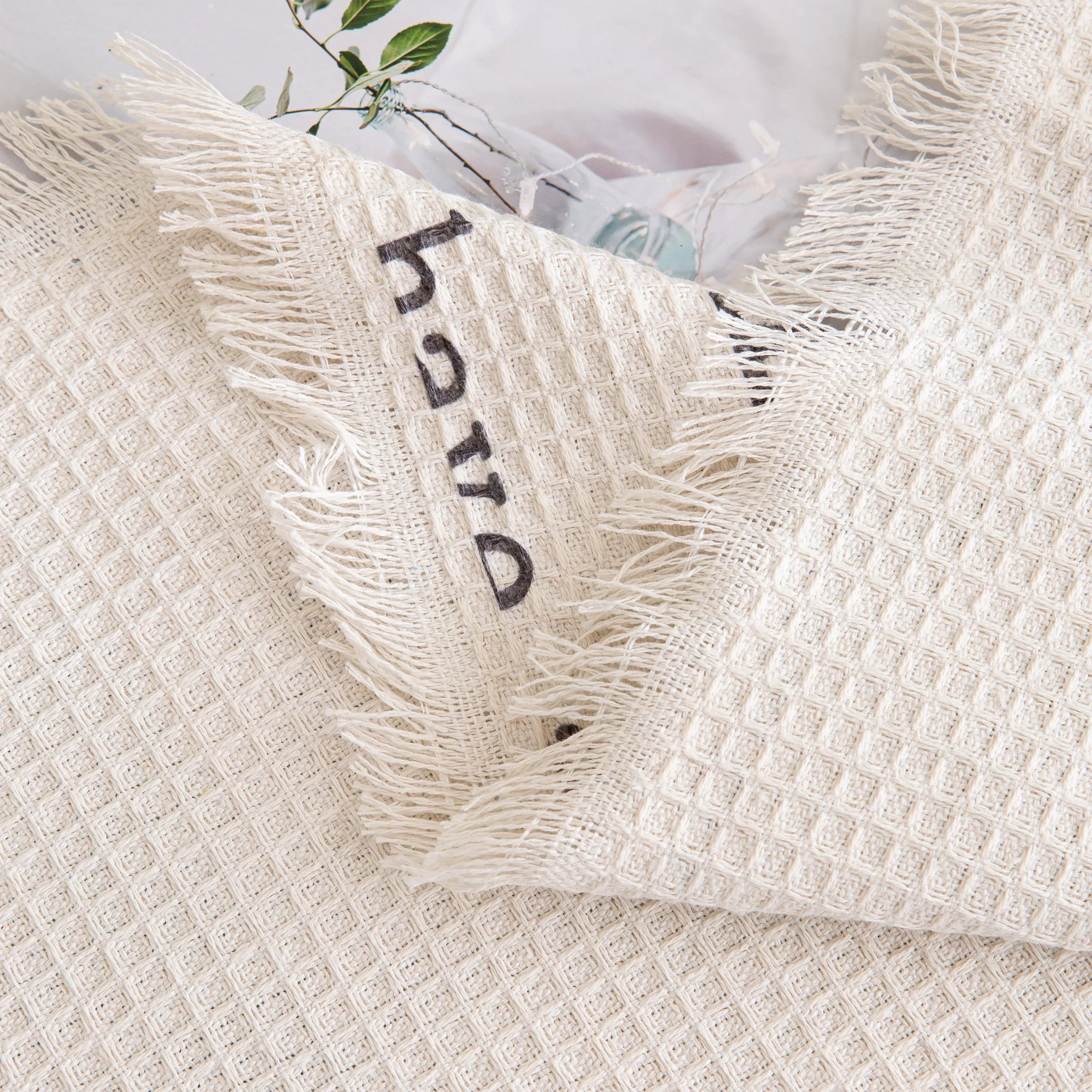 Chenille Sofa Cover Throw, Smile Couch Cover Blanket Throws for Couches, Soft Sofa Towel - TaroTextile