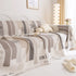 Chenille Sofa Cover Throw, Smile Couch Cover Blanket Throws for Couches, Soft Sofa Towel - TaroTextile