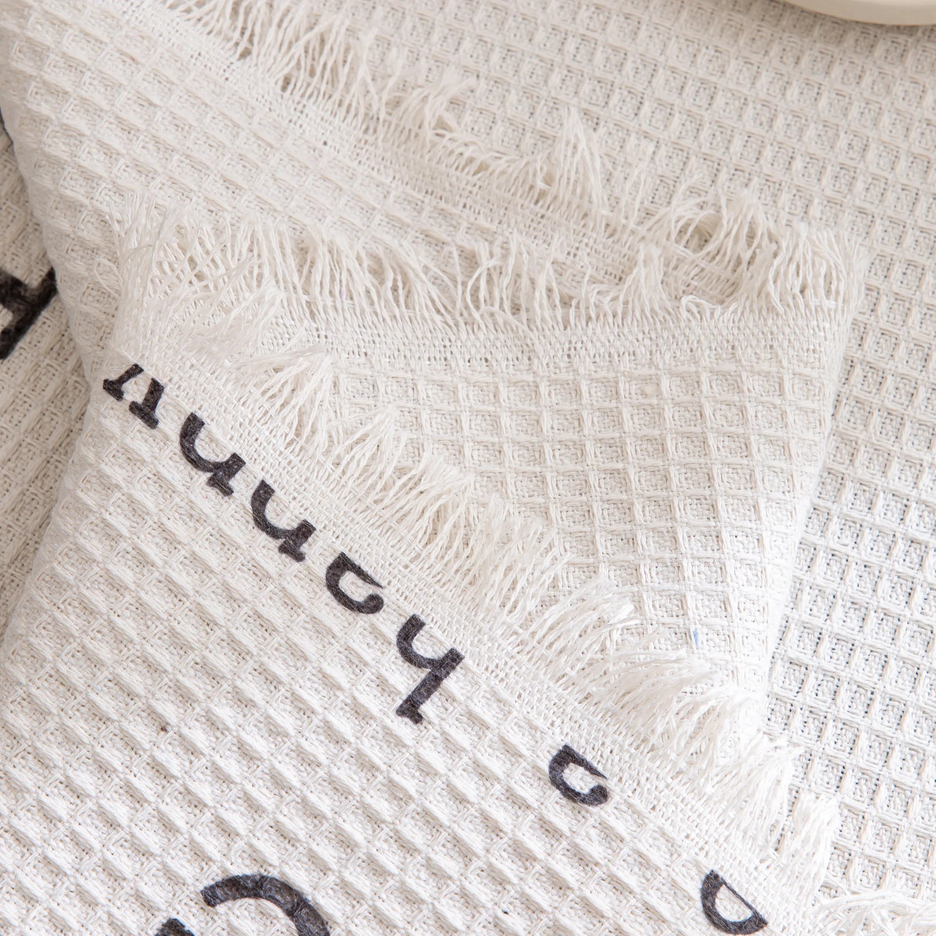 Chenille Sofa Cover Throw, Smile Couch Cover Blanket Throws for Couches, Soft Sofa Towel - TaroTextile