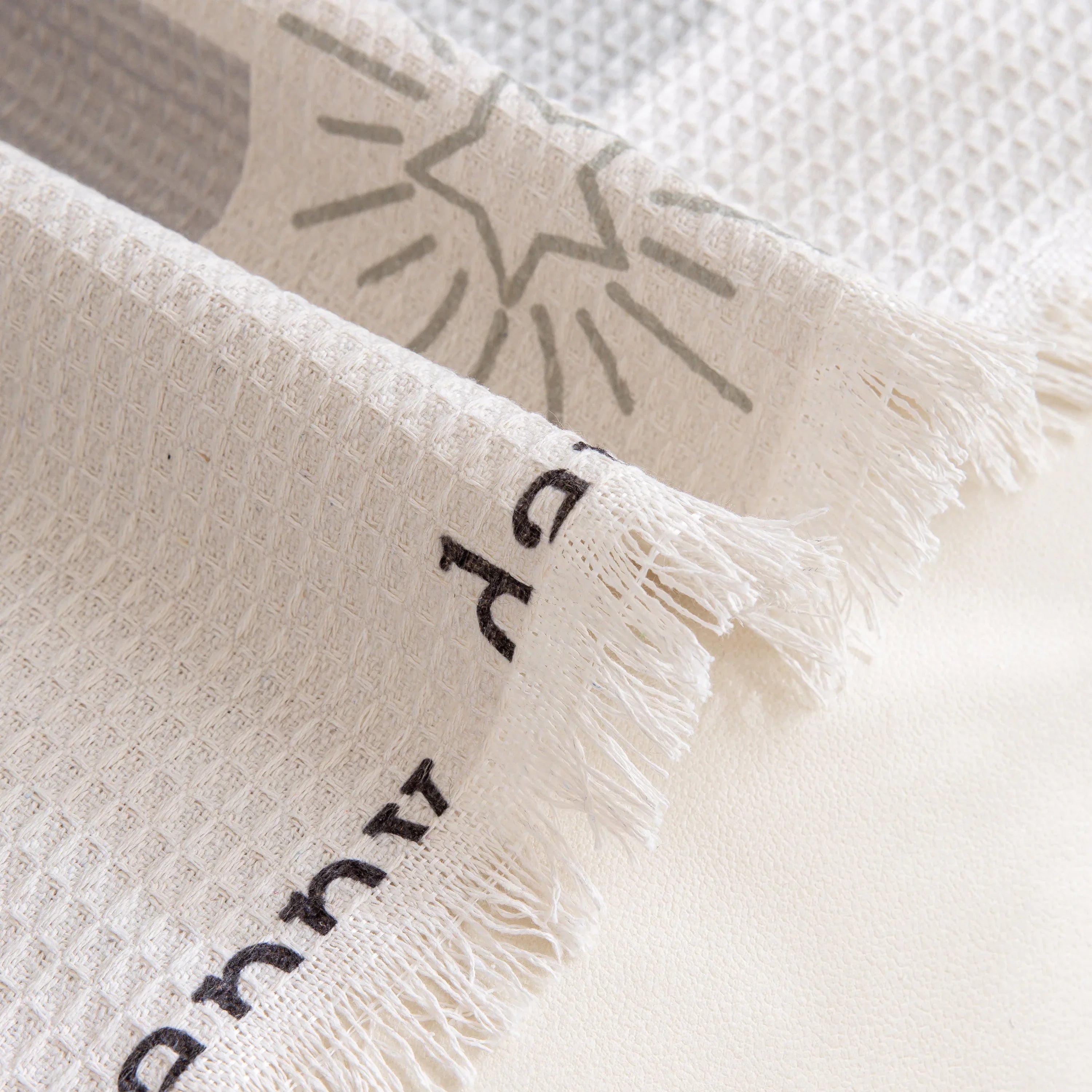 Chenille Sofa Cover Throw, Smile Couch Cover Blanket Throws for Couches, Soft Sofa Towel - TaroTextile