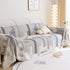 Chenille Sofa Cover Throw, Smile Couch Cover Blanket Throws for Couches, Soft Sofa Towel - TaroTextile