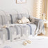 Chenille Sofa Cover Throw, Smile Couch Cover Blanket Throws for Couches, Soft Sofa Towel - TaroTextile