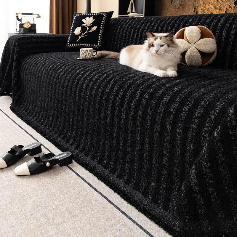 Chenille Soft Loveseat Sofa Covers for Dogs Durable Couch Cushion Covers - TaroTextile