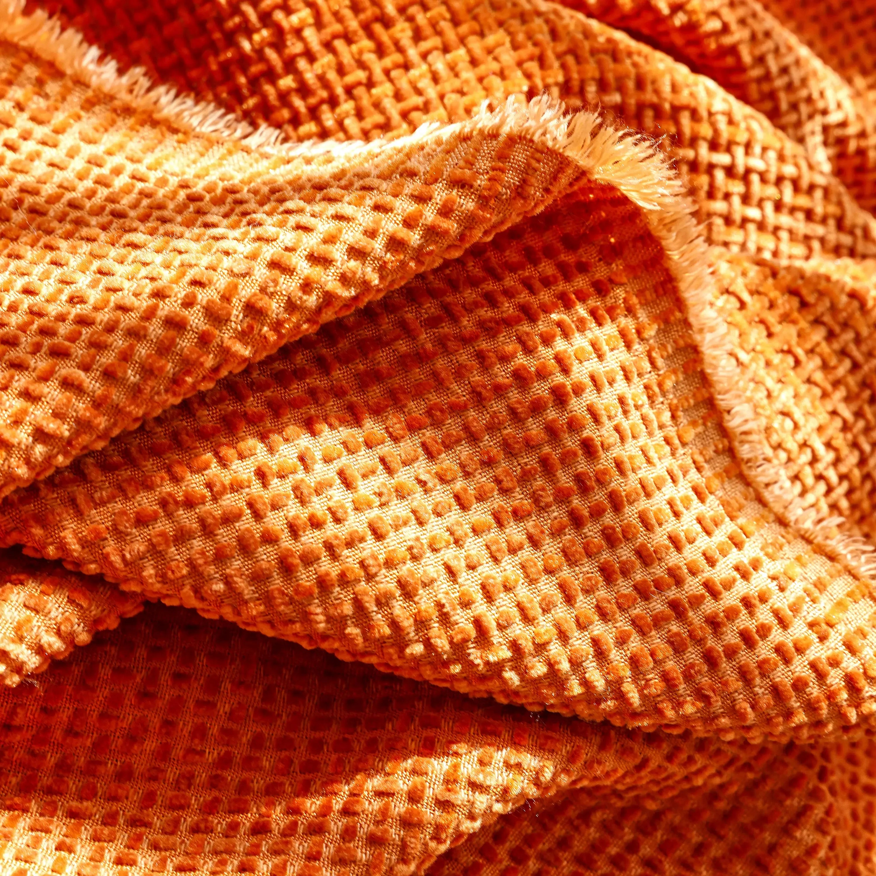 Chenille Thickened Solid Couch Blanket Throws, Reversible Couch Covers for Sectional Couches - TaroTextile