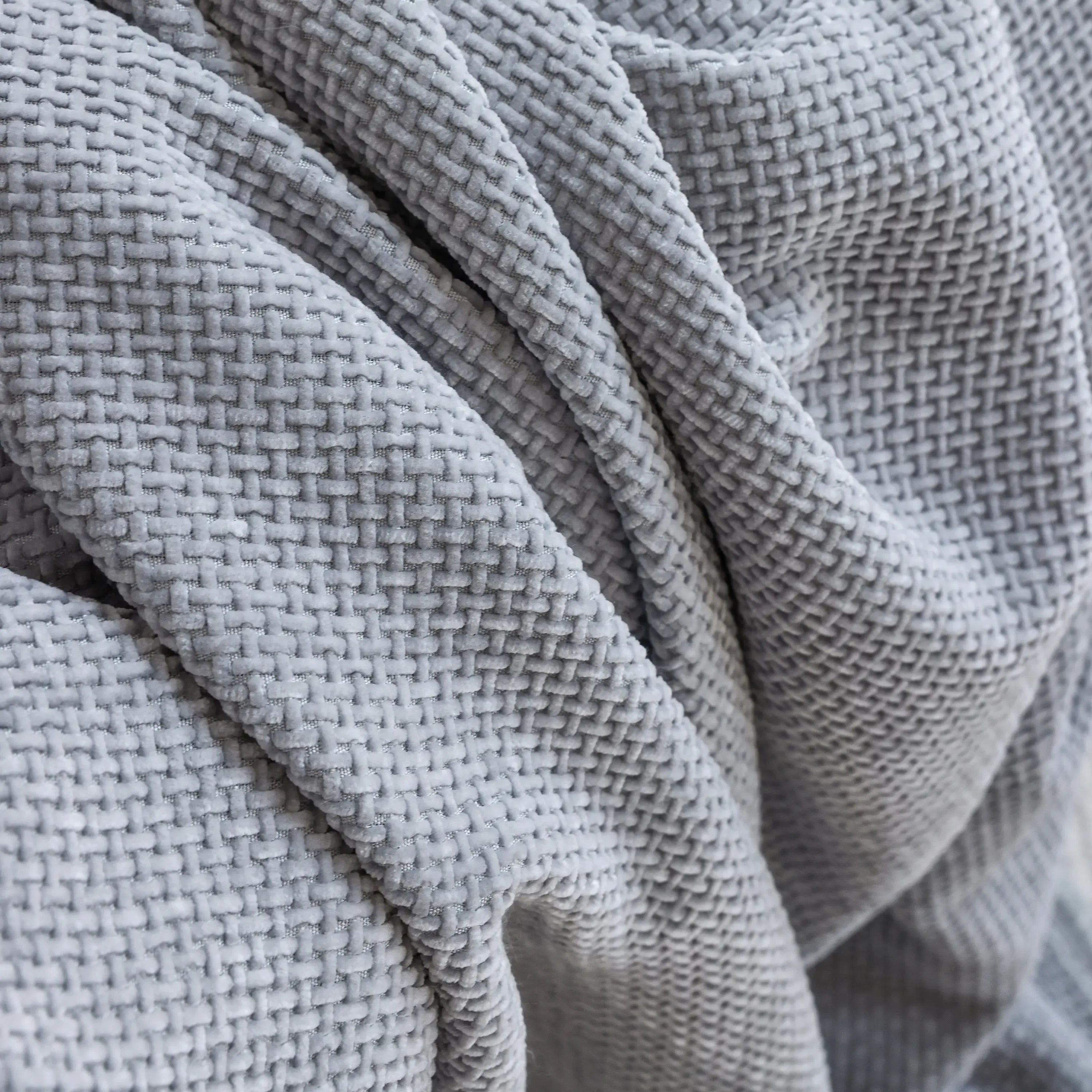 Chenille Thickened Solid Couch Blanket Throws, Reversible Couch Covers for Sectional Couches - TaroTextile