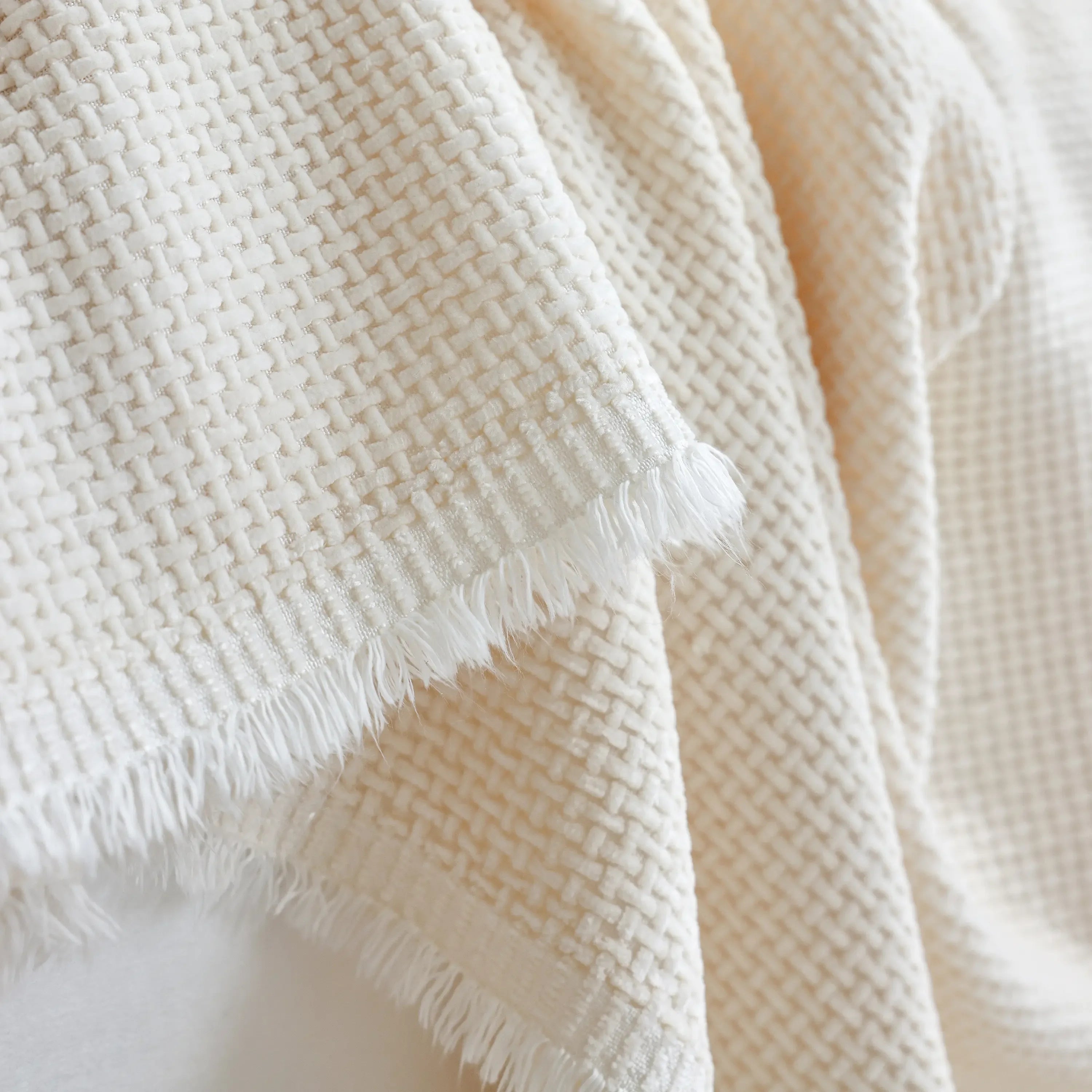 Chenille Thickened Solid Couch Blanket Throws, Reversible Couch Covers for Sectional Couches - TaroTextile