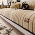 Coral Fleece Chair Mat Slipcover Universal Plush Cushion Cover - TaroTextile
