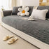 Cozy Plush Sofa Chair Mat Cover Thickened Non-slip Seat Cushion Cover - TaroTextile