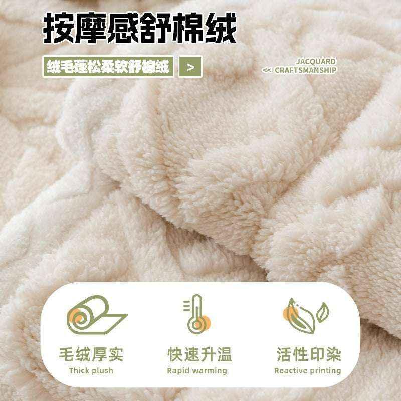 Cozy Plush Sofa Cushion Cover Velvet Seat Chair Cover Durable Slipcover - TaroTextile