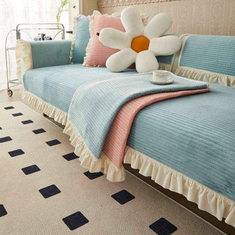 Cozy Sofa Cushion Cover Durable Seat Chair Cover Non-slip Sofa Protector - TaroTextile