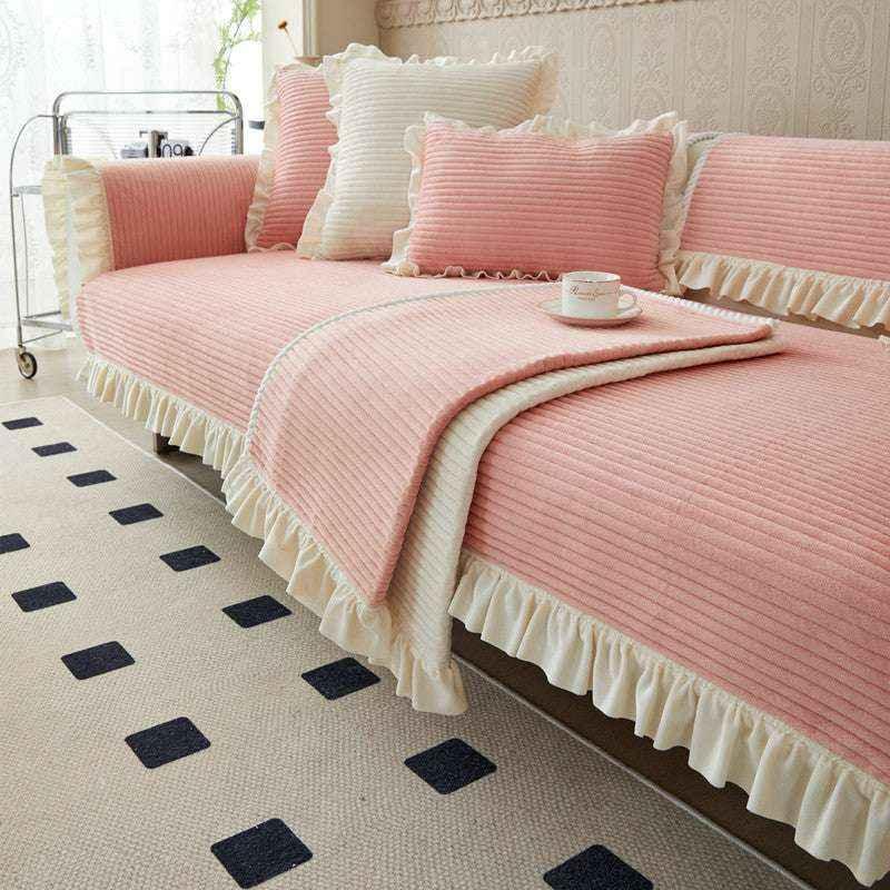 Cozy Sofa Cushion Cover Durable Seat Chair Cover Non-slip Sofa Protector - TaroTextile