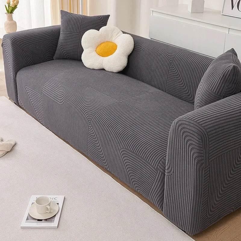Cozy Stretchy Slipcover Elastic Flexible Seat Couch Chair Cover - TaroTextile