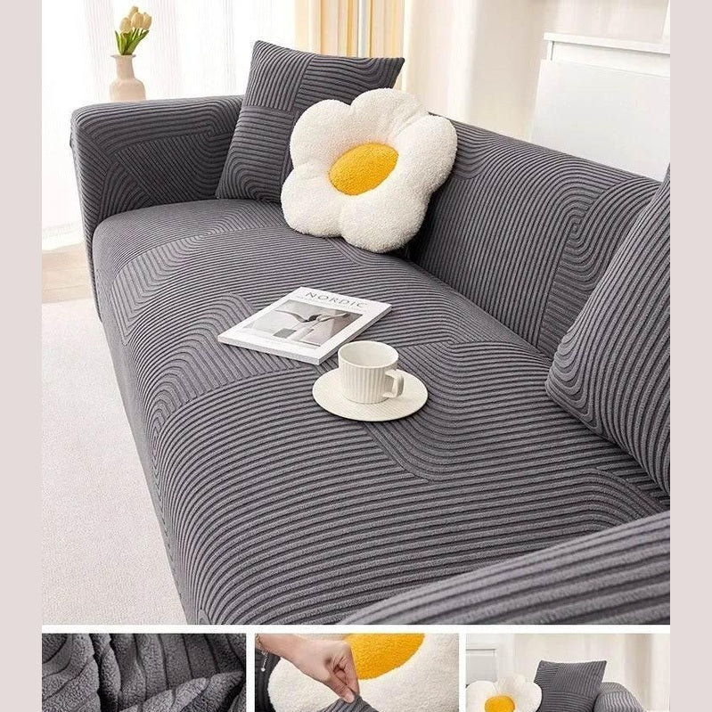 Cozy Stretchy Slipcover Elastic Flexible Seat Couch Chair Cover - TaroTextile