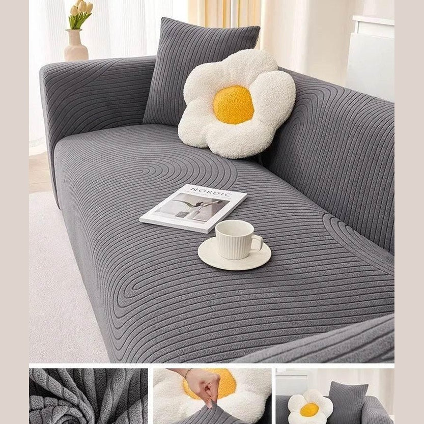 Cozy Stretchy Slipcover Elastic Flexible Seat Couch Chair Cover - TaroTextile