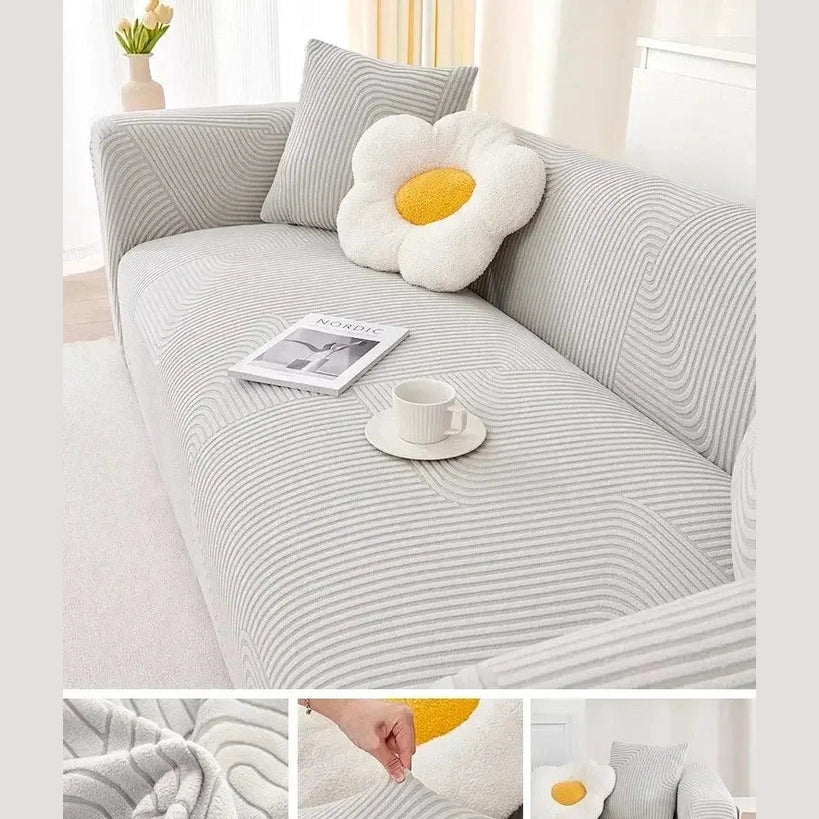 Cozy Stretchy Slipcover Elastic Flexible Seat Couch Chair Cover - TaroTextile