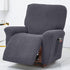 Polar Fleece Recliner Chair Cover, 4-Piece Soft Plush Slipcover with Pocket for Reclining Chairs