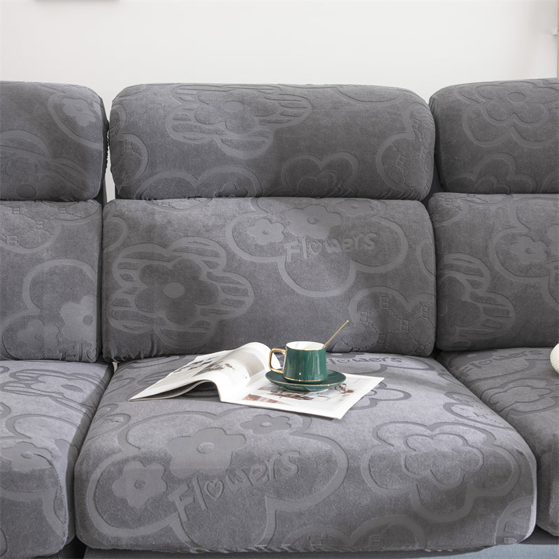 Slipcover Sofa Cover Sunflower Seat Covers Elastic Dustproof Couch Cushion Cover