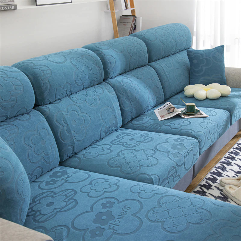 Slipcover Sofa Cover Sunflower Seat Covers Elastic Dustproof Couch Cushion Cover