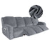 Elastic Recliner Sofa Cover in Velvet Fabric - Fits 1/2/3/4 Seats - Ideal for Lazy Boy Recliner Chairs
