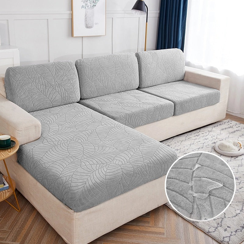 Jacquard Elastic Sofa Cover Water Resistant Removable Furniture Protector Perfect for Pets and Kids