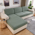 Jacquard Sofa Seat Cushion Cover Furniture Protector for Anti-dust Removable Slipcover for Kids & Pets