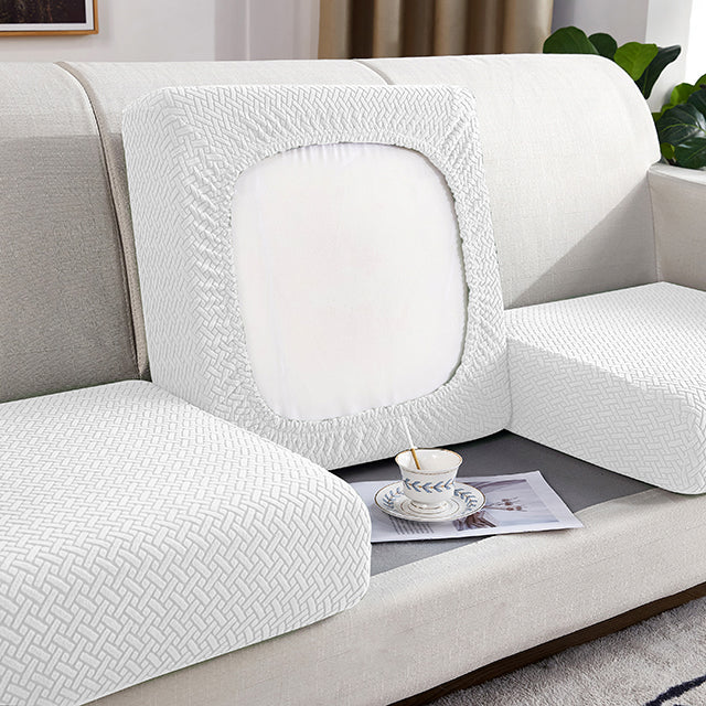 Jacquard Sofa Seat Cushion Cover Furniture Protector for Anti-dust Removable Slipcover for Kids & Pets