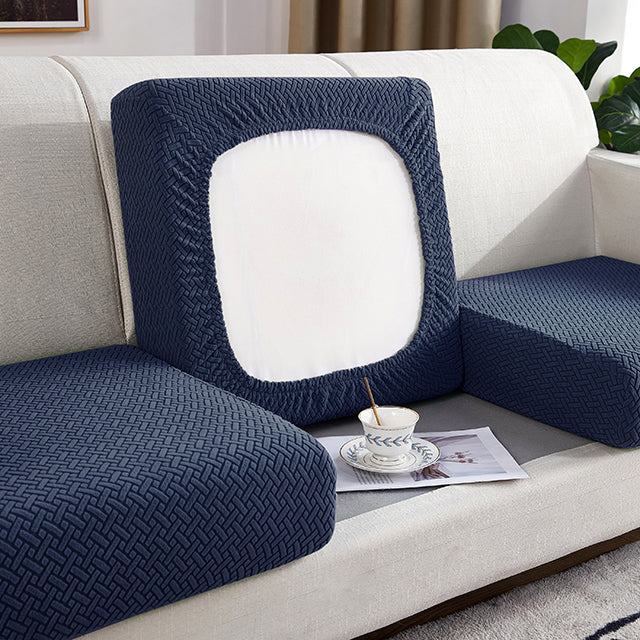Jacquard Sofa Seat Cushion Cover Furniture Protector for Anti-dust Removable Slipcover for Kids & Pets