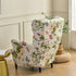 Stretch Spandex Nordic Floral Removable Wing Chair Cover, Relaxing Seat Covers Slipcovers for Armchairs