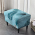 Stretch Spandex Nordic Floral Removable Wing Chair Cover, Relaxing Seat Covers Slipcovers for Armchairs