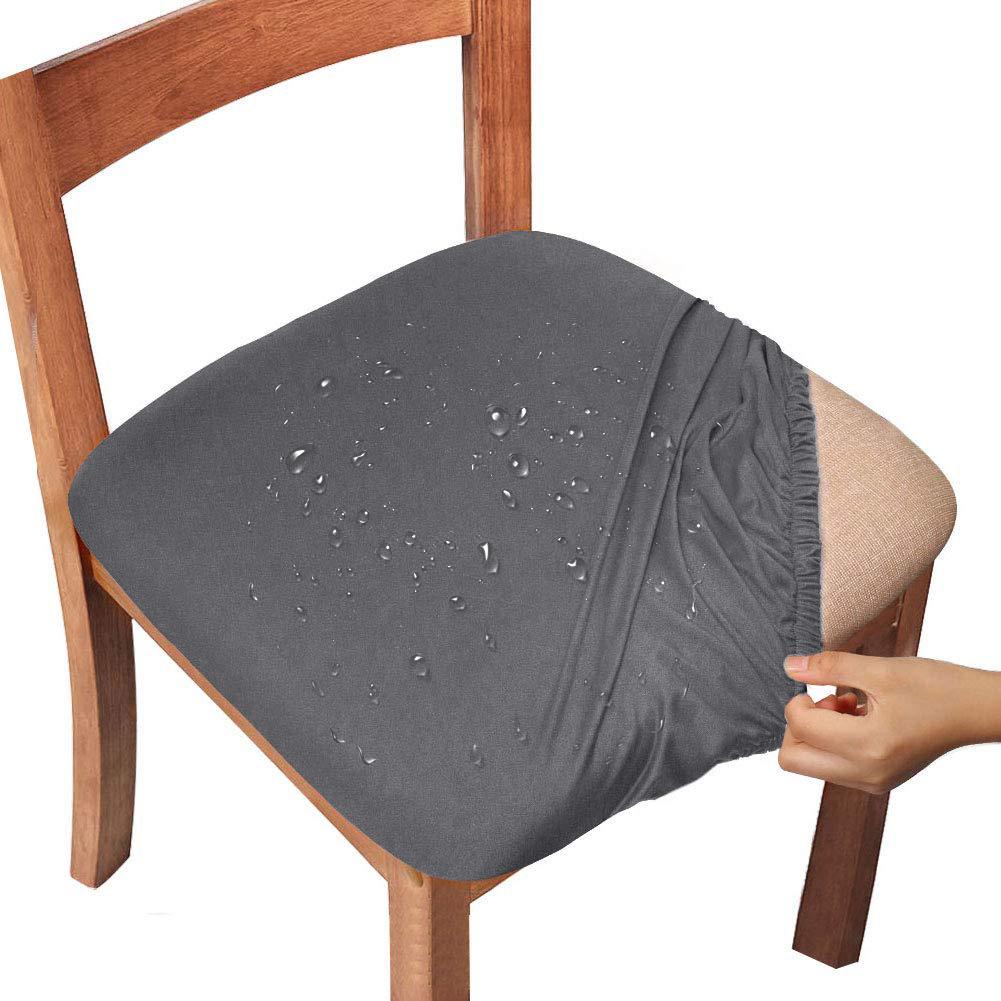 Waterproof Dining Room Chair Cover Spandex Elastic Removable Seat Covers