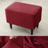 Velvet Wing Chair Cover Stretch Spandex Wingback Chair Cover Elastic Armchair Cover Sofa Covers with Seat Cushion Cover
