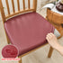 Waterproof PU Leather Square Chair Seat Cover Kitchen Dining Seat Slipcovers