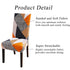 Geometry Chair Cover Elastic Chair Covers Spandex Stretch Anti-dirty Removable Dining Office Chair Case