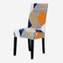 Geometry Chair Cover Elastic Chair Covers Spandex Stretch Anti-dirty Removable Dining Office Chair Case