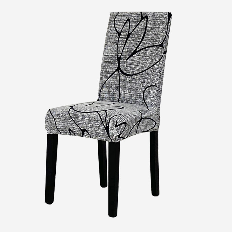 Geometry Chair Cover Elastic Chair Covers Spandex Stretch Anti-dirty Removable Dining Office Chair Case