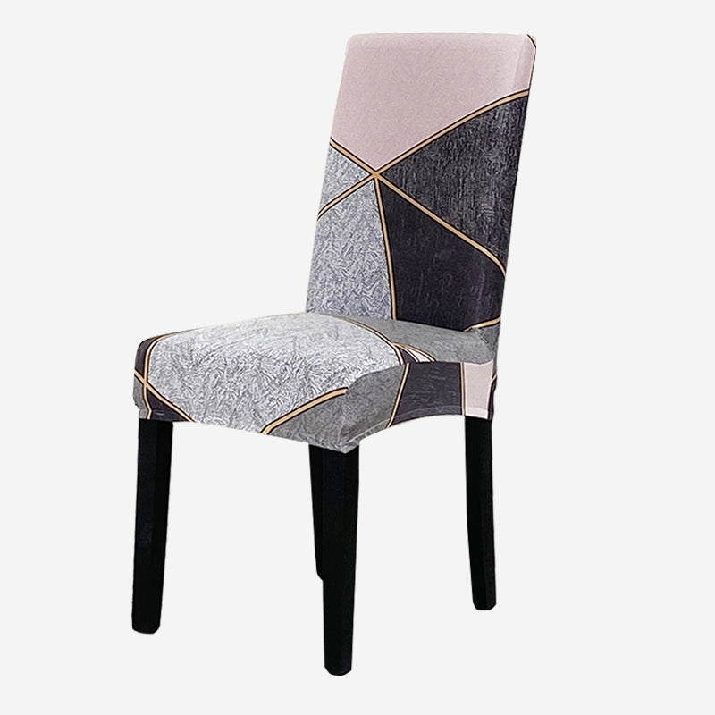 Geometry Chair Cover Elastic Chair Covers Spandex Stretch Anti-dirty Removable Dining Office Chair Case