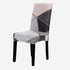 Geometry Chair Cover Elastic Chair Covers Spandex Stretch Anti-dirty Removable Dining Office Chair Case