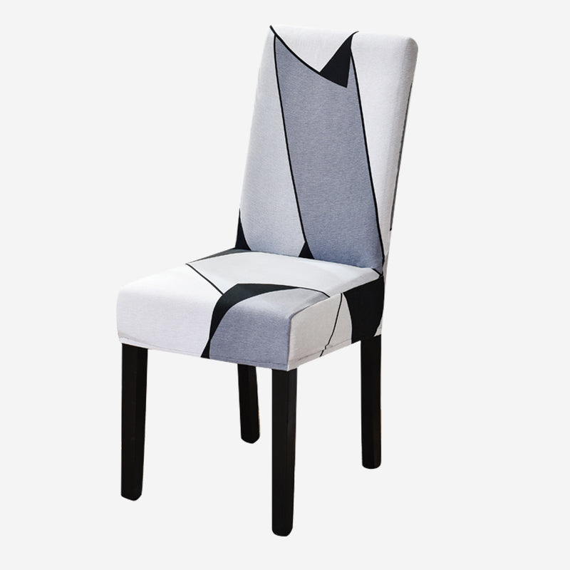 Geometry Chair Cover Elastic Chair Covers Spandex Stretch Anti-dirty Removable Dining Office Chair Case