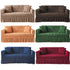 Seersucker Sofa Slipcover with Skirt Stretch Couch Slipcover Easy Fit Universal Furniture Protector