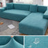 Waterproof Sofa Covers for 1/2/3/4 Seater Jacquard Solid Couches Elastic L Shaped Sofa Cover for Living Room Armchair and Couch