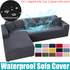 Waterproof Sofa Cover for Living Room - Elastic Solid L Shaped Corner Sofa Cover - Fits 1/2/3/4 Seater Sofa, Couch, Armchair