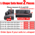 Stretchable Thick Velvet Sofa Cover for L Shaped Corner Sofa in Living Room Fits 1/2/3/4 Seater Couches